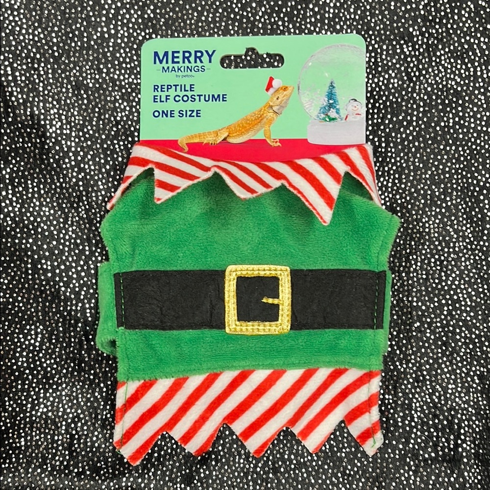 New Bearded Dragon Holiday Elf Costume
